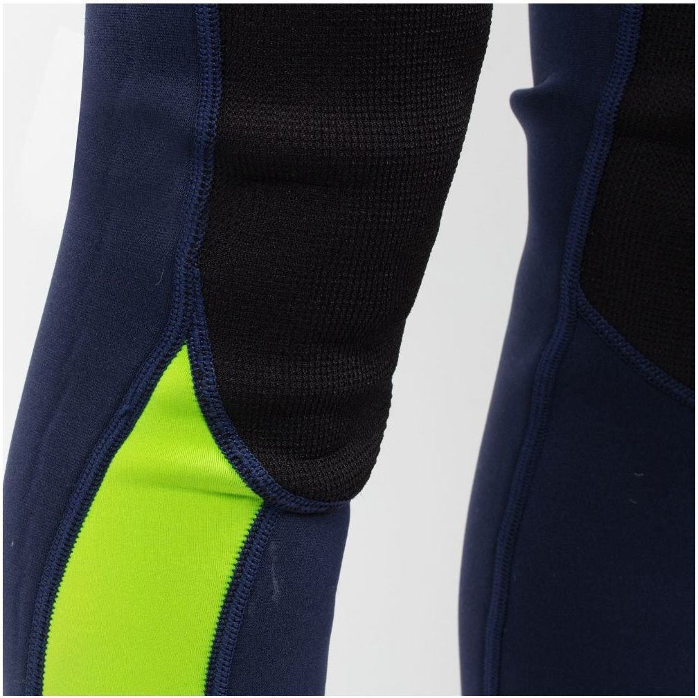 2025 Gul Junior Response 3/2mm Flatlock Back Zip Wetsuit RE1322-C1 - Navy / Lime